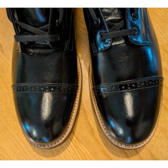 New! Stacy Adams Classic Madison Black Leather Cap Toe Dress Boot Men\'s Size 11D main image 11